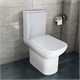 AZARIO Унитаз-компакт  Alba 620х405х805 напольный, безободковый, с сиденьем микролифт (AZ-8323) AZ-8323 - фото 355459