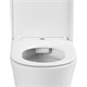 AZARIO Унитаз-компакт  VISE 640х365х820 напольный, безободковый, в комплекте с быстросъемным сиденьем микролифт (AZ-1343BT) AZ-1343BT - фото 355601