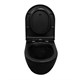 AZARIO Унитаз подвесной  Grado 490х370х360 безободковый с сиденьем микролифт, черный матовый (AZ-0046-MB) AZ-0046N-MB - фото 355717