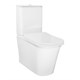AZARIO Унитаз-компакт  VELISE 355х625x810 напольный, безободковый в комплекте с быстросъемным сиденьем микролифт (AZ-1222A) AZ-1222A - фото 356118