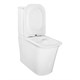 AZARIO Унитаз-компакт  VELISE 355х625x810 напольный, безободковый в комплекте с быстросъемным сиденьем микролифт (AZ-1222A) AZ-1222A - фото 356120