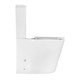 AZARIO Унитаз-компакт  Maro 670x380x850 напольный, безободковый, с бачком и сиденьем микролифт (AZ-2125A-R) AZ-2125 - фото 356395