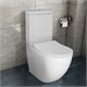 AZARIO Унитаз-компакт  Renda 615х365х840 напольный, безободковый,  в комплекте с арматурой, сиденье микролифт, белый (AZ-8693) AZ-8693 - фото 356540
