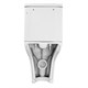 AZARIO Унитаз-компакт  Iris 600х380х775 напольный, безободковый, с сиденьем микролифт (AZ 8353) AZ-8353 - фото 356556