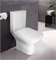 AZARIO Унитаз-компакт  Iris 600х380х775 напольный, безободковый, с сиденьем микролифт (AZ 8353) AZ-8353 - фото 356558