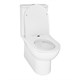 AZARIO Унитаз-компакт  Ambra 645x370x815 напольный, безободковый, в комплекте сиденьем микролифт (AZ-848) AZ-848 - фото 356575