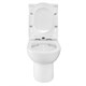 AZARIO Унитаз-компакт  Ambra 645x370x815 напольный, безободковый, в комплекте сиденьем микролифт (AZ-848) AZ-848 - фото 356578