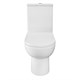 AZARIO Унитаз-компакт напольный  Ambra 645x370x815 безободковый, в комплекте с арматурой Geberit и сиденьем микролифт (AZ-848G) AZ-848G - фото 356689
