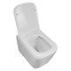 AZARIO Унитаз подвесной  BOCA 360х510х350 безободковый, c сиденьем микролифт (AZ-1048 A) AZ-1048 A - фото 356855