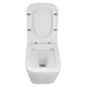 AZARIO Унитаз подвесной  BOCA 360х510х350 безободковый, c сиденьем микролифт (AZ-1048 A) AZ-1048 A - фото 356857