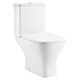 AZARIO Унитаз-компакт  Nigel 385х616х785 напольный, безободковый, с быстросъемным сиденьем микролифт (AZ-55) AZ-55 - фото 356979