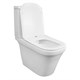 AZARIO Унитаз-компакт  Candy 370х620х780 напольный, безободковый, в комплекте с бачком и сиденьем микролифт (AZ-1503B) AZ-1503B - фото 357209