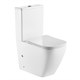 AZARIO Унитаз-компакт  LEVANTO 620x380x830 напольный, безободковый в комплекте с бачком и сиденьем микролифт (AZ-1228A) AZ-1228A - фото 357321