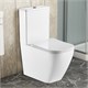 AZARIO Унитаз-компакт  LEVANTO 620x380x830 напольный, безободковый в комплекте с бачком и сиденьем микролифт (AZ-1228A) AZ-1228A - фото 357333