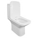 AZARIO Унитаз-компакт  Formal 370х315х790 напольный, безободковый, в комплекте с бачком и сиденьем микролифт (AZ-1353B) AZ-1353B - фото 357353