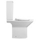 AZARIO Унитаз-компакт  Formal 370х315х790 напольный, безободковый, в комплекте с бачком и сиденьем микролифт (AZ-1353B) AZ-1353B - фото 357358