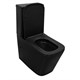 AZARIO Унитаз-компакт  Black King 370х640х810 безободковый, с быстросъемным сиденьем микролифт, черный матовый (AZ-8303D) AZ-8303D - фото 357384