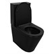 AZARIO Унитаз-компакт  Black Queen 370х605х800 безободковый, с быстросъемным сиденьем микролифт, черный матовый (AZ-8380) AZ-8380 - фото 357400