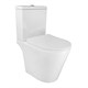 AZARIO  Унитаз-компакт  Flin 365х590х790 напольный, безободковый с быстросъемным сиденьем микролифт (AZ-1363C) AZ-1363C - фото 357433