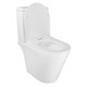 AZARIO  Унитаз-компакт  Flin 365х590х790 напольный, безободковый с быстросъемным сиденьем микролифт (AZ-1363C) AZ-1363C - фото 357434