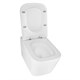 AZARIO Унитаз подвесной  Cascad 525x345x360 безободковый, система смыва "Скрытое Торнадо", в комплекте с быстросъемным сиденьем микролифт (AZ-2303A) AZ-2303-A - фото 357531