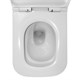 AZARIO Унитаз подвесной  Cascad 525x345x360 безободковый, система смыва "Скрытое Торнадо", в комплекте с быстросъемным сиденьем микролифт (AZ-2303A) AZ-2303-A - фото 357536