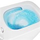 AZARIO Унитаз подвесной  Cascad 525x345x360 безободковый, система смыва "Скрытое Торнадо", в комплекте с быстросъемным сиденьем микролифт (AZ-2303A) AZ-2303-A - фото 357542