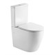 AZARIO Унитаз напольный  LUMA TORNADO FLUSHING безободковый в комплекте с бачком и сиденьем микролифт, дюропласт. 595*360*820 мм (AZ-1253ST) AZ-1253ST - фото 357547