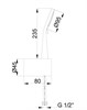AZARIO Душевой набор MANO: душевая лейка, шланг, держатель (AZ-15786010) AZ-15786010 - фото 358788