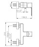 AZARIO Смеситель для душа CADEO без излива, хром (AZ-15940601) AZ-15940601 - фото 358823