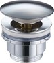 AZARIO Донный клапан для раковины 70х70х75 хром (AZ-251) AZ-251 - фото 359975