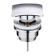 AZARIO Донный клапан для раковины, квадрат, CLIC-CLAC, G 1 1/4, латунь, хром (AZ-106-CHR) AZ-106-CHR - фото 360021