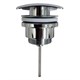 AZARIO Донный клапан для раковины, квадрат, CLIC-CLAC, G 1 1/4, латунь, хром (AZ-106-CHR) AZ-106-CHR - фото 360022