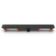 AZARIO Душевой лоток D50 Medium 1050 мм, боковой слив, пластиковый, перфорированная решетка, черный (AZ-CH 1050/50 MC) AZ-CH 1050/50 MC - фото 360731