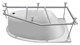 AZARIO Монтажный комплект к ванне PAOLINA 170х97, универсальный (AV.0073170K) AV.0073170K - фото 361008