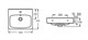 AQUATON Раковина Нео 50, белая (1WH302184) 1WH302184 - фото 361261