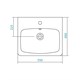 AQUATON Раковина Нео 55, белая (1WH302185) 1WH302185 - фото 361265