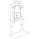 AQUATON Зеркало Альто 60 с подсветкой, сенсорным выключателем (1A256502A1010) 1A256502A1010 - фото 361813