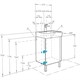AQUATON Тумба под раковину Кантри 50 напольная, дуб верона (1A257801AHB20) 1A257801AHB20 - фото 361822