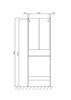 AQUATON Шкаф для стиральной машины ЛОНДРИ 60 белый глянец (1A260503LH010) 1A260503LH010 - фото 361948