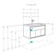 AQUATON Тумба под раковину Уэльс 80 NEW, подвесная, графит (1A267901WA6A0) 1A267901WA6A0 - фото 362050