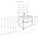 AQUATON Тумба под раковину Оливия 70 подвесная, цвет белый матовый (1A254301OL010) 1A254301OL010 - фото 362092