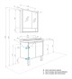 AQUATON Тумба под раковину Сканди 70 Doors универсальная, Белый/Дуб Верона (1A278901SDB20) 1A278901SDB20 - фото 362161
