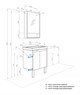AQUATON Тумба под раковину Сканди 55 Doors универсальная, белый (1A278801SD010) 1A278801SD010 - фото 362170