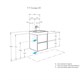 AQUATON Тумба под раковину Сканди 45 432x510x427 подвесная, белая (1A251601SD010) 1A251601SD010 - фото 362237