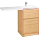 AQUATON Фасад для тумбы Лондри 60 Дуб Сантана (1A274801LH0C0) 1A274801LH0C0 - фото 362339