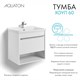 AQUATON Тумба под раковину Хоуп 60, подвесная, 1 ящик, белый матовый (1A287201HP2B0) 1A287201HP2B0 - фото 363033