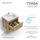 AQUATON Тумба под раковину Хоуп 60, подвесная, 1 ящик, орех (1A287201HP6C0) 1A287201HP6C0 - фото 363050