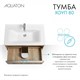 AQUATON Тумба под раковину Хоуп 80, подвесная, 1 ящик, орех (1A287301HP6C0) 1A287301HP6C0 - фото 363101