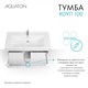AQUATON Тумба под раковину Хоуп 100, подвесная, 1 ящик, белый матовый (1A287401HP2B0) 1A287401HP2B0 - фото 363126